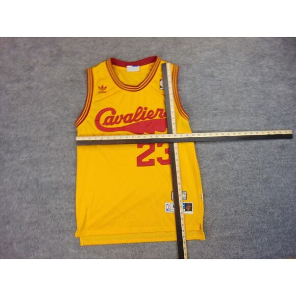 Cleveland Cavaliers Jersey Med Length +2 James 23 Adidas NBA Hardwood Classic - Picture 4 of 8
